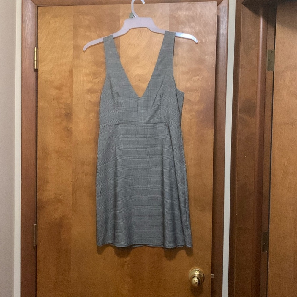 Plaid Zippered Dress